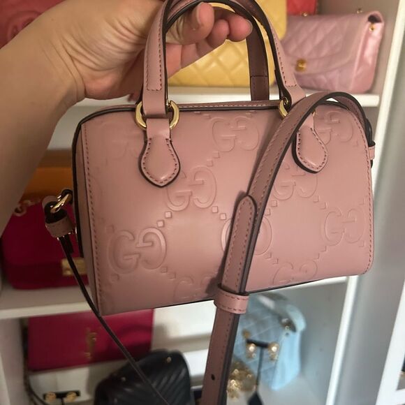 Gucci GG Super Mini leather tote bag - Picture 6 of 8